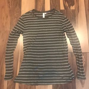 Bp Long sleeve, striped top